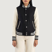 Savant Varsity Lederjacke für Damen – Zusätzliche Produktansicht 4