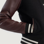 Savant Varsity Lederjacke für Damen – Zusätzliche Produktansicht 6