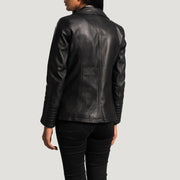 
Authentic Sheepskin Leather with Aniline Finish Grain Texture & Heavy-Duty Seam Stitching Detail