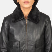 Stella G-1 Leder-Bomberjacke für Damen – Zusätzliche Produktansicht 6