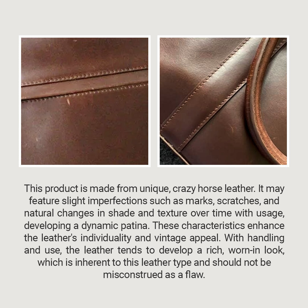 
The Carismatico Leather Messenger Bag – alternate product view 10