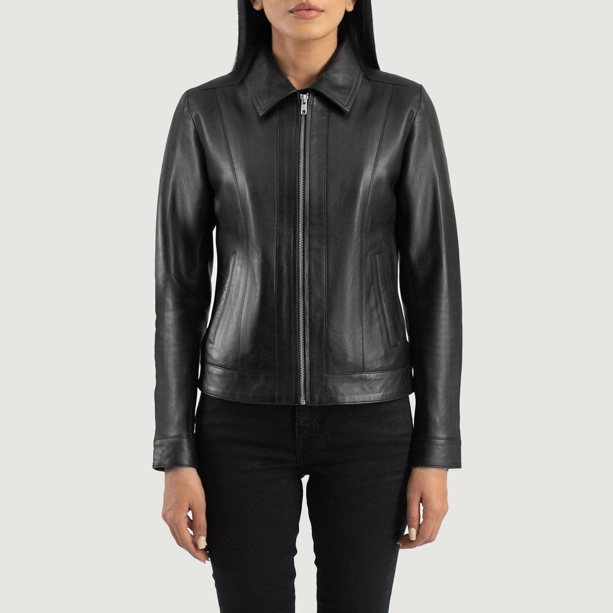
Vixen Classic Collar Lederjacke für Damen – alternate product view 4
