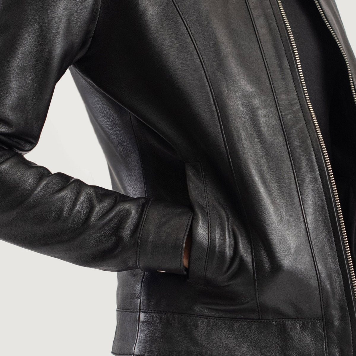 
Vixen Classic Collar Lederjacke für Damen – alternate product view 6