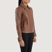 
Vixen Classic Collar Lederjacke für Damen – alternate product view 2