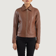 
Vixen Classic Collar Lederjacke für Damen – alternate product view 4