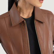 
Vixen Classic Collar Lederjacke für Damen – alternate product view 6