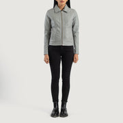 
Vixen Classic Collar Lederjacke für Damen – alternate product view 3