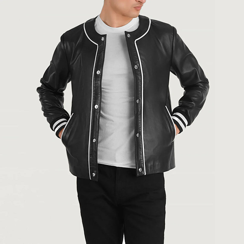 Willis Varsity Lederjacke für Herren