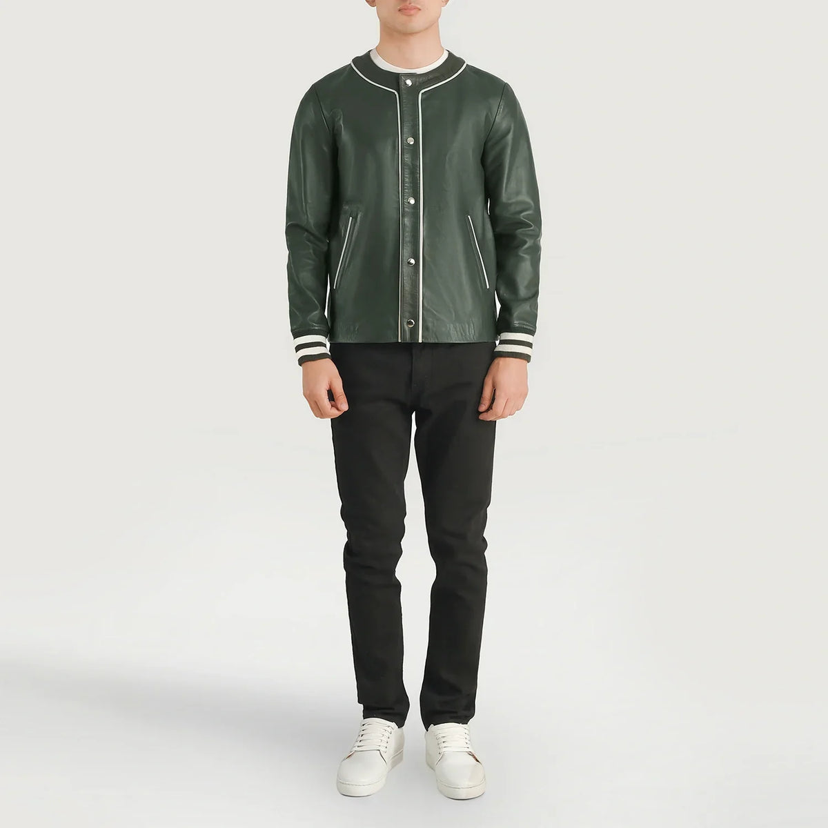 Willis Varsity Lederjacke für Herren – Zusätzliche Produktansicht 3