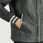 Willis Varsity Lederjacke für Herren – Zusätzliche Produktansicht 6
