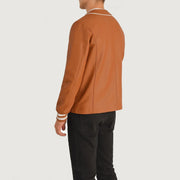 Willis Varsity Lederjacke für Herren – Zusätzliche Produktansicht 5