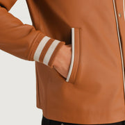 Willis Varsity Lederjacke für Herren – Zusätzliche Produktansicht 6