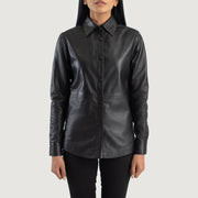 Zenith Shirt Lederjacke für Damen – Zusätzliche Produktansicht 4