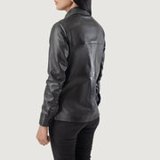 Zenith Shirt Lederjacke für Damen – Zusätzliche Produktansicht 5