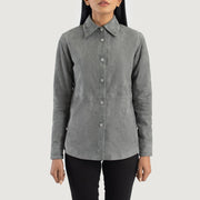 Zenith Shirt Lederjacke für Damen – Zusätzliche Produktansicht 4